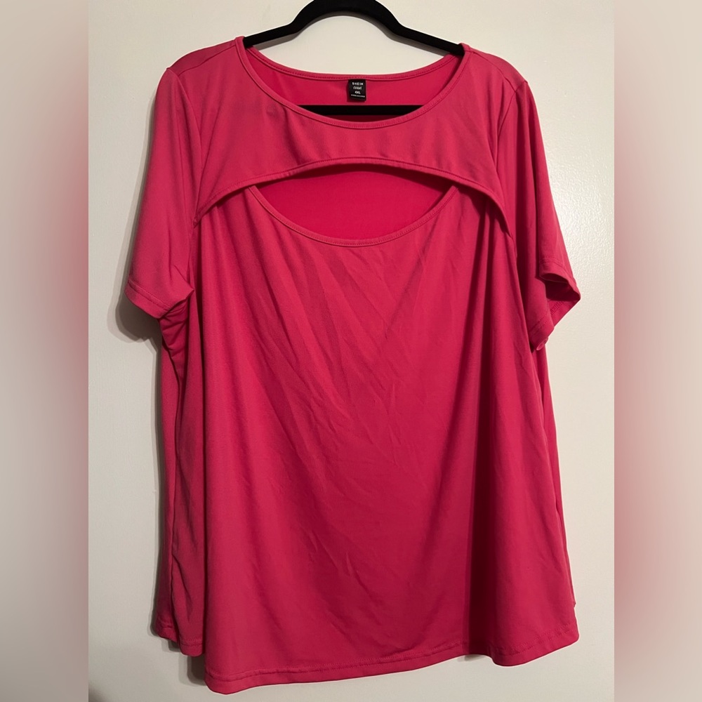 SHEIN Cut Out Tee